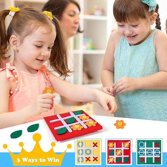 30 Pack Tic Tac Toe Mini Board Games Toys for Kids and Family, Birthday Party Favors Goodie Bag Stuffers for Kids, Bulk Gifts for Students, Classroom Prizes for Kindergarten