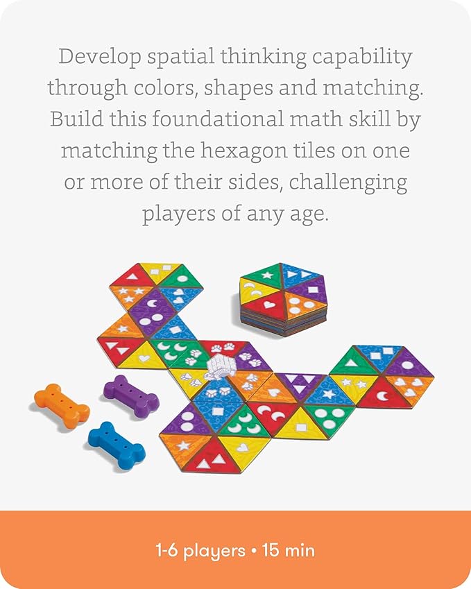 SimplyFun Diggers Garden Match – A Game for Kids to Develop Spatial Thinking Skills - Puzzle Game That Matches Colors and Shapes - 1 to 6 Players, Ages 4 & Up