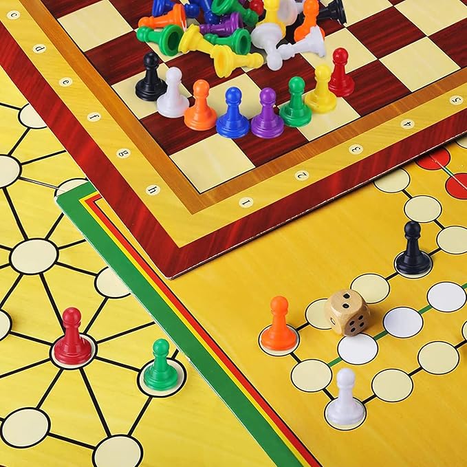 Hestya 96 Pcs Board Game Pieces Multicolor Plastic Pawn Pieces for Board Chess Components 1 Inch Pawns Tabletop Markers Arts and Crafts