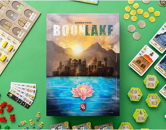Boonlake Hand Management, Exploration Strategy Board Game, 1-4 Players, Ages 14+, 40 Minute per Player Game Play Multicolor