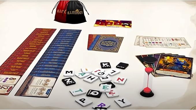 Gap Closer Games | Illiterati | Cooperative Board Game | Word Family Game | 1 to 5 Players | Ages 7+ | 30 Minutes