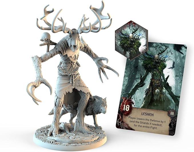 The Witcher Old World Deluxe Edition Board Game - Fantasy & Adventure Strategy Game for Adults, Ages 14+, 1-5 Players, 90-150 Min Playtime, Made by Go On Board