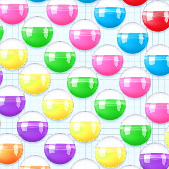 Sosation 150 Pcs 1. 26 Inch Gumball Vending Machine Capsules Empty Round Capsules Plastic Containers Toy for Prizes Gift Party Favors