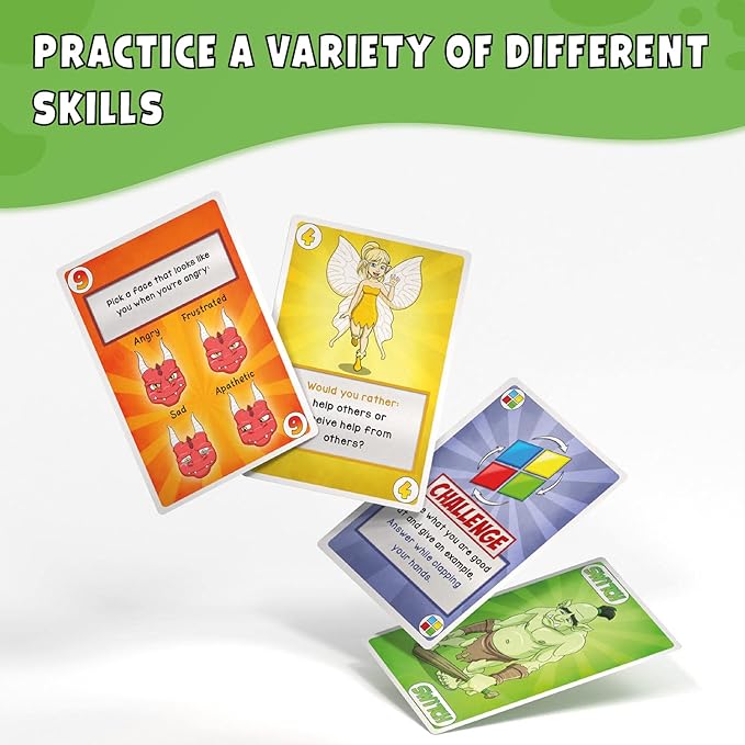 Together Land Therapy Game for Kids - Play Therapy Cards Develop Social Skills - Group Therapy Games for Teens Anger Management Toys - Counselors social skills activities for kids with Autism and ADHD