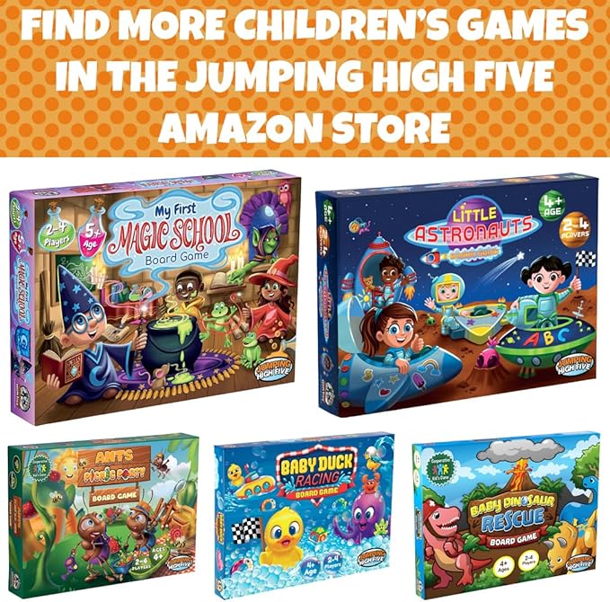 Jumping High Fives Noah’s Animal Rescue - Cooperative Noah’s Ark Animal Bible Story Board Game for Kids Ages 4+, No Reading Required and Easy to Learn, Perfect for Family Game Night