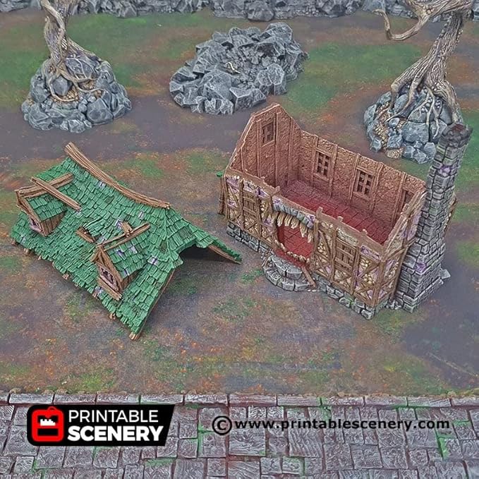 3DEGOS Mimic House DND Terrain for Dungeons and Dragons Terrain, D&D, Pathfinder, Warhammer 40k, Miniatures, D and D, Dungeons and Dragons Gifts, Dungeon Master