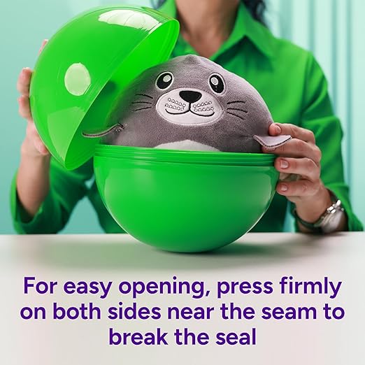 Big Claw Machine Capsules Blue Plastic Sphere Party Favor Containers Round 5 pcs 7.9 inch Jumbo Plastic Christmas Ornaments Extra Large Candy Gift Box Empty Craft Party Supplies Vending Capsules