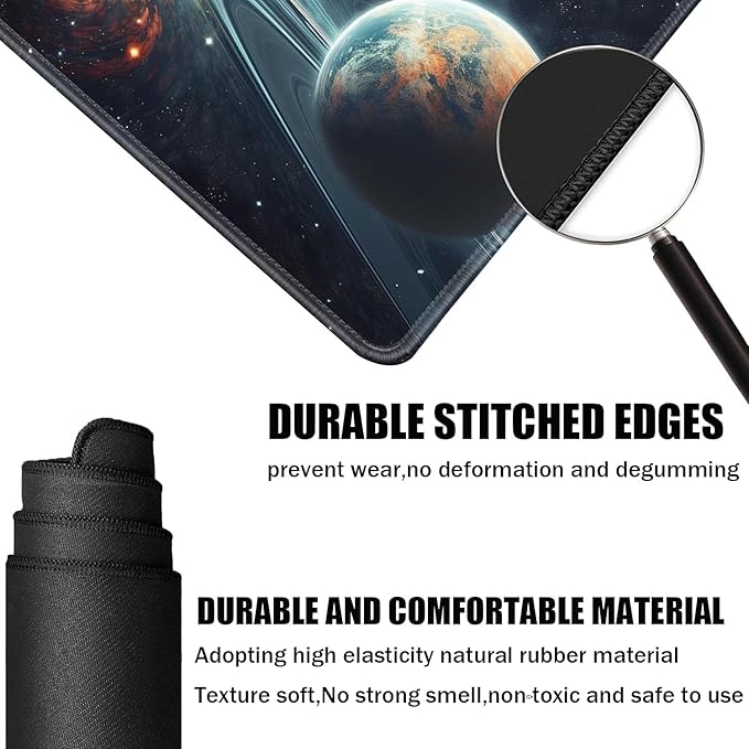 Board Game for TCG Playmat Table Mats Games Size 60X35 cm Mousepad Compatible for MTG RPG CCG Trading Card Game Play mats with 6 Dice (Playmat 122)