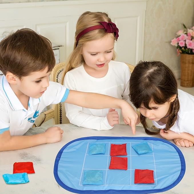 TOY Life Bean Bags Toss Carnival Game, Cornhole, Outdoor Toys for Kids Ages 4-8, Backyard Game Sports & Outdoor Play, Outside Toys for Ages 5-7, Family Lawn Yard Games Birthday Party, Gift for Boys