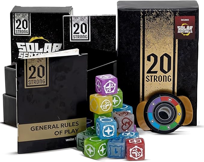 Chip Theory Games 20 Strong Solar Sentinels Base Strategy Game 1 Player Solo Game for Adults, Teens Ages 14+