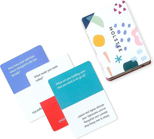 Holstee Reflection Cards - A Deck of 100+ Questions to Spark Meaningful Connections and Conversations