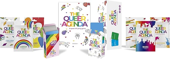FITZ - The Queer Agenda -CardGame - LGBTQ Gifts - Gay -Games - A Brazen Party -Game - 350 Sassy -Cards - Ultimate LGBTQ Drag Race Experience - Lesbian Gifts