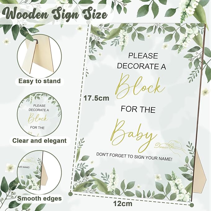 78 PCS Fun Baby Shower Games Sign Kit,Unique Baby Shower Ideas,Funniest Baby Shower Games Ever ,A Game Where You Can Draw to Your Heart's Content,Suitable for Baby Shower Games Boy and Girls