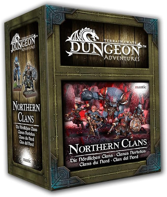 Mantic Entertainment. Terrain Crate Dungeon Adventures Northern Clans. MGTC221 Unassembled and unpainted.