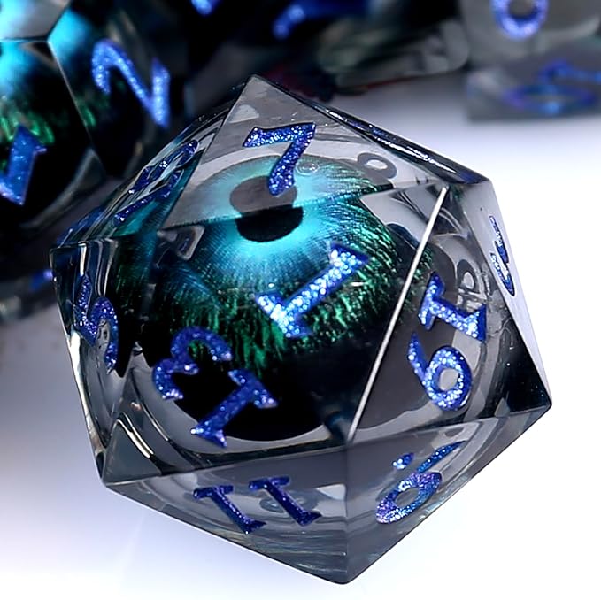 DND Dice Set, Dragon Eye Dice for Dungeons and Dragons Dice Role Playing Table Games