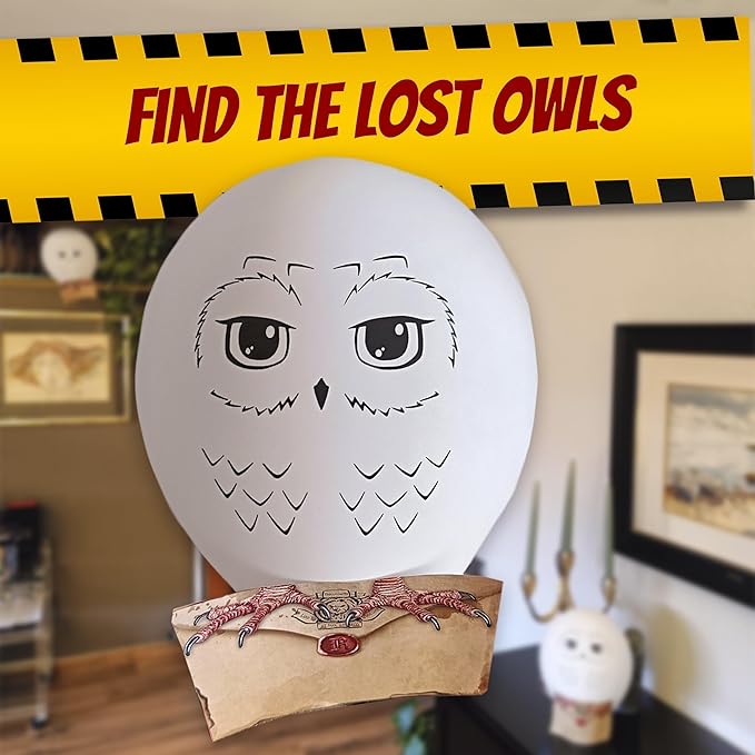 | Escape Room Party | Magic Harry | Ages 5 to 12 | 1-25 Players | Kids Birthday Escape Board Game in a Box | + Party Decorations and Balloons