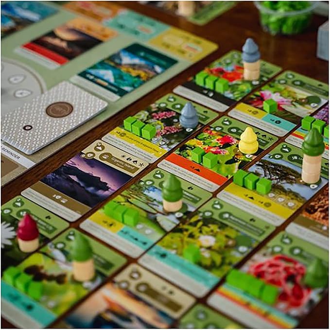 Inside Up Games Earth - The Board Game by Inside Up Games & Maxime Tardif,Ecosystem Building,Card Drafting & Action Selecting,for 1 to 5 Players,Play Solo-Multiplayer-Teams,45-90 Minute Playing Time