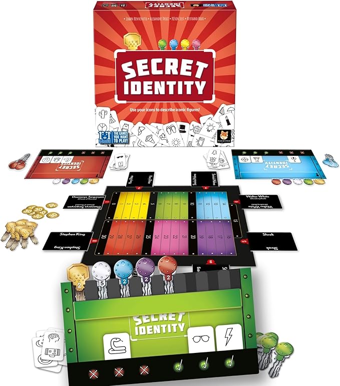 R&R Games Secret Identity, Perfect Party Game for Adults and Kids, Ideal for Family Night