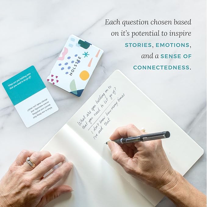 Holstee Reflection Cards - A Deck of 100+ Questions to Spark Meaningful Connections and Conversations