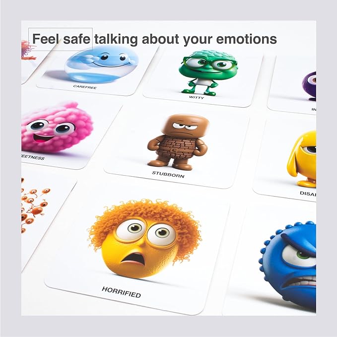 Emotional Intelligence Card Deck – Master Your Emotions with 156 Emotion Cards and 37 Micro-Mindfulness Technique Cards to Enhance Resilience and Thrive