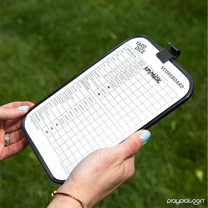 Play Platoon Lawn Dice - Giant Wooden Yard Dice Game for Playing Endless Outdoor Games