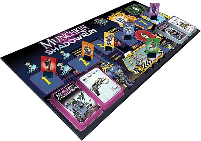 Steve Jackson Games Munchkin Shadowrun – Cyberpunk Fantasy Card Board Game Humorous and Strategic for 3 to 6 Players Ages 14+