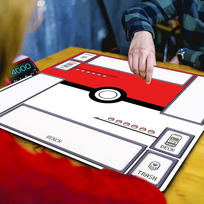 2Player mat Playmat Mat for Game Card Card Game Square Desk Mat for Gamer, Office Home, 60x60cm/23.6x23.6inch