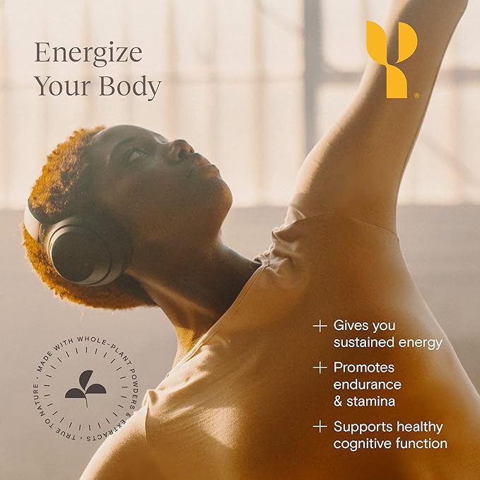 Yoli® Passion Energy Drink Powder Mix - Natural Energy Drink Mix for Endurance and Stamina, 30 Packets - Strawberry Kiwi Flavor