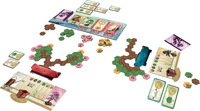 Bonsai by DV Games – Cultivate Your Perfect Bonsai Tile Placement Strategy Board Game, 40 Minutes of Playtme for Solo or Multiplayer, Up to 4 Players and Ages 10+