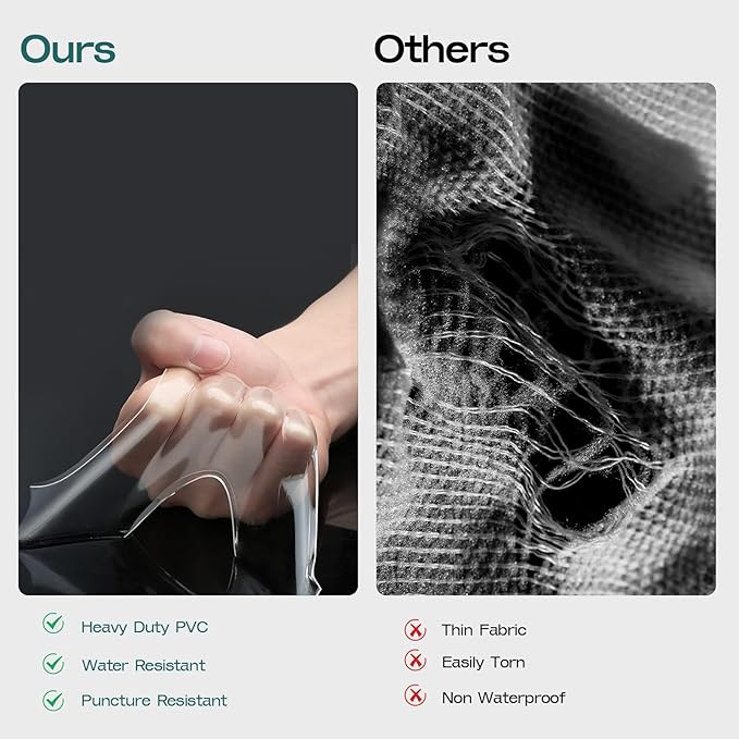 10PACK Clear Zippered Storage Bag for Clothes, 22L Clear Storage Bags, and Blanket Storage Bags for Bedding, Linen, Blankets, Comforters, Clothing & Toys (Black)