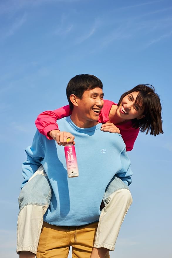 Lemon Perfect, Hydrating Organic Lemon Water, Zero Sugar, Flavored Water, Squeezed from Real Fruit, Plastic Neutral, No Artificial Ingredients, Dragon Fruit Mango (12oz Bottles) 12pk