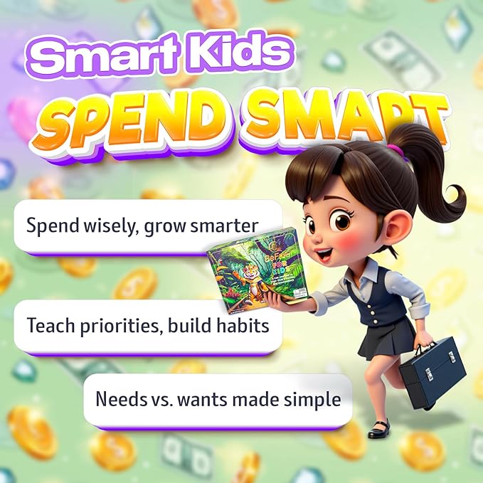 BeFree for KIDS – Fun Money & Financial Literacy Board Game | Teach Kids Smart Money Skills, Investing & Saving | Educational Strategy Game for Ages 7+ | Great for Family Game Night & Cash Flow Learn!