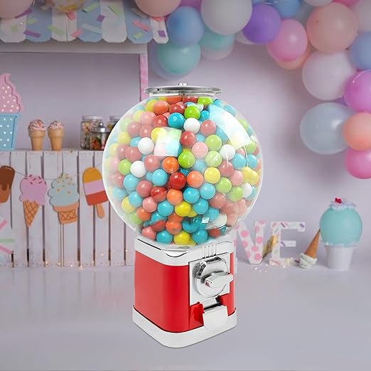 Vending Machine, 1.26 in Ball Bulk Vending Machine Classic Bubble Capsule Toys Dispenser, Commercial Candy Gumball Machine for Game Stores and Retail Stores