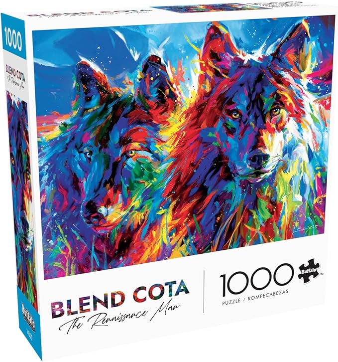 Buffalo Games - Blend COTA - Wolves True Love - 1000 Piece Jigsaw Puzzle for Adults - Challenging Puzzle Perfect for Game Nights - Finished Size is 26.75 x 19.75