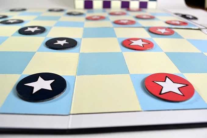 Create Your Own Board Game (Blank Checkers & Chess)
