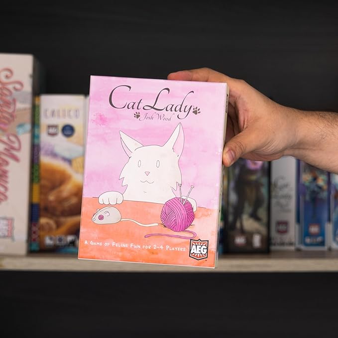 AEG Cat Lady Board Game | Collect Toys and Rescue Cats | Family Card Drafting Game for 2-4 Players | Ages 10+ | Easy to Learn & Plays in 30 Minutes