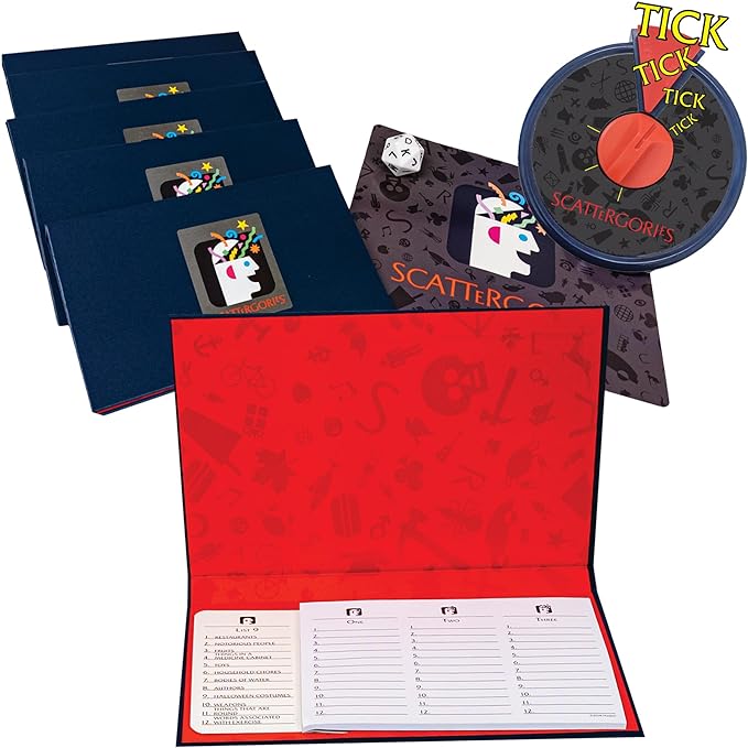 Scattergories 30th Anniversary Edition with Electronic Timer by Winning Moves Games USA, Timeless Family Game Enjoyed by Millions for ages 12 and up, 2-6 Players (1229)