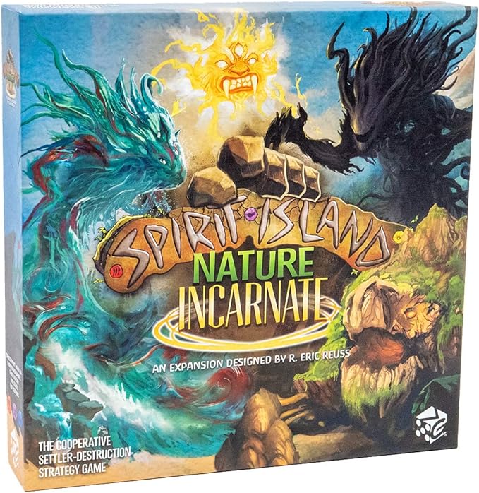 Greater Than Games | Spirit Island: Nature Incarnate | Cooperative Strategy Board Game Expansion | 1 to 6 Players | 90+ Minutes | Ages 14+