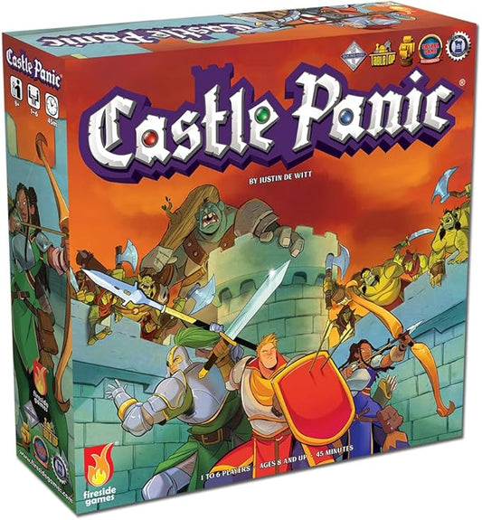 Castle Panic 2nd Edition | Cooperative Board Game for Adults and Family | Ages 8+ | for 1 to 6 Players | Average Playtime 45 Minutes | Made by Fireside Games