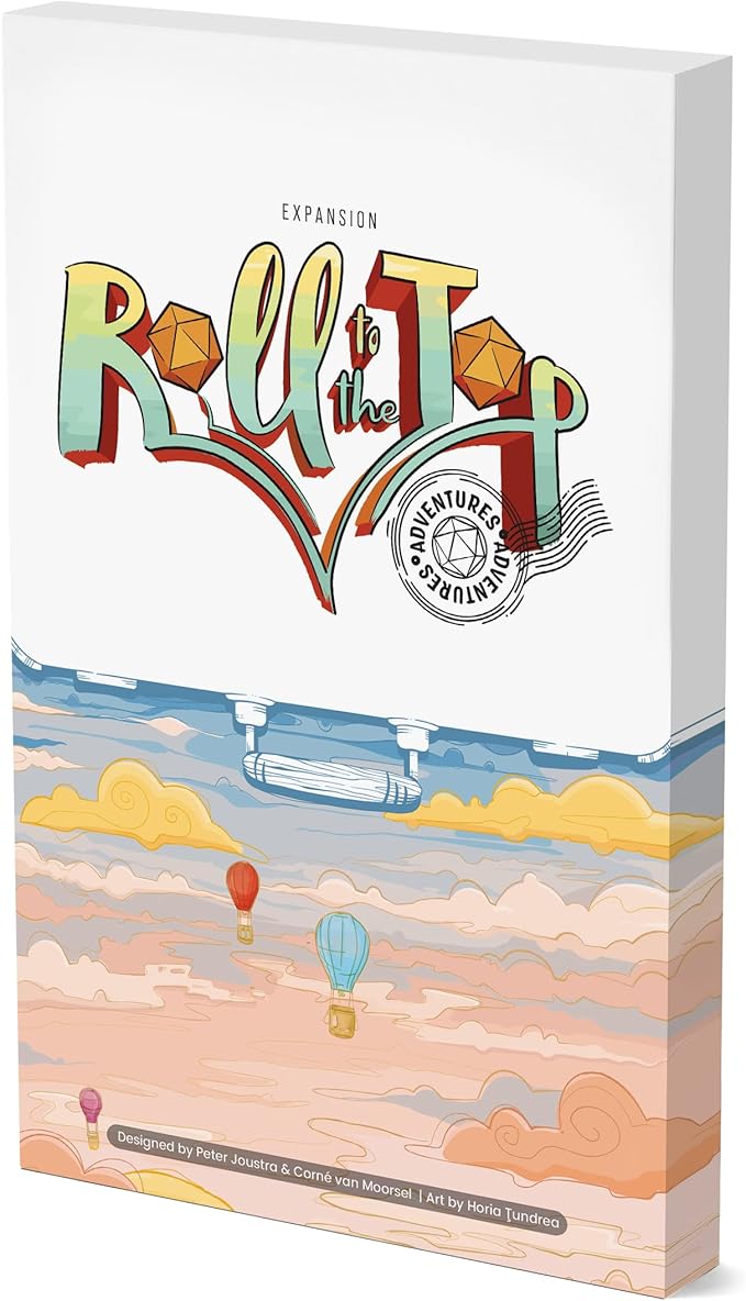 Roll to The Top - Adventures Expansion - Roll-and-Write Baord Game - 1 to 6 Players - 20 Minutes Play Time