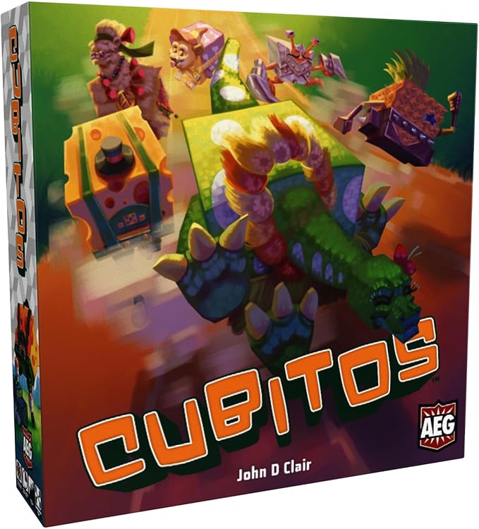AEG Cubitos Board Game | Award-Winning Dice Racing Game | Push Your Luck Fun for The Whole Family | 2-4 Players | Ages 10+ | 30-45 Minute Playtime