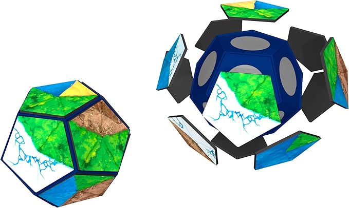 Tabletop Strategy Game, Award Winning, Kid Teen Family Adult Game Nights and Party, 3D World Map Building, 2-4 Players, Ages 8+, Planet by Blue Orange Games