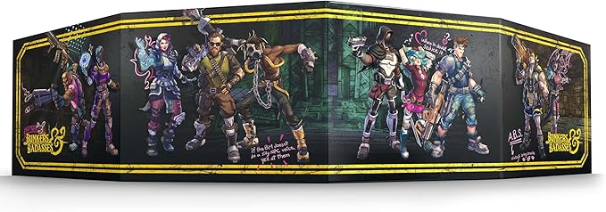 Bunkers & Badasses RPG: Sourcebook - Deluxe Edition - Box Loaded W/ Book, Miniatures, GM Screen & More, Official Borderlands License