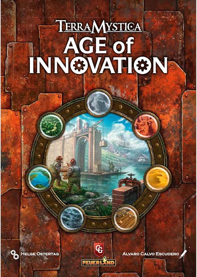 Age of Innovation - A Terra Mystica Game, Faction Strategy Board Game, Ages 14+, 1-5 Players, 40 Min