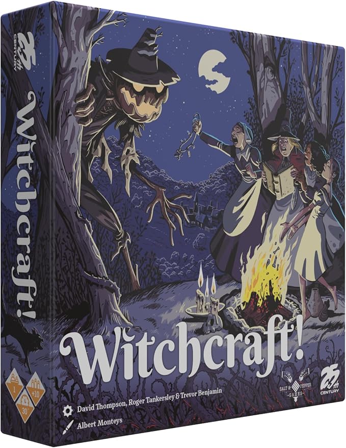 Witchcraft, Fast Playing Solitaire Card Game to Lead a Coven of Witches and Save The Village - 25th Century Games