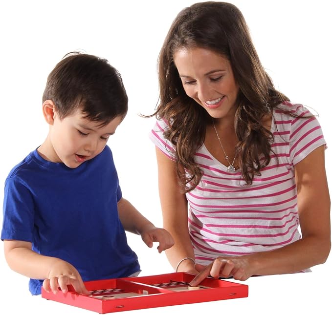 Tabletop Air Hockey Game, Kids Teens Family Adult Party Game Nights, The Original Wooden 2-Player Disc Slinging Game, Fastrack by Blue Orange Games