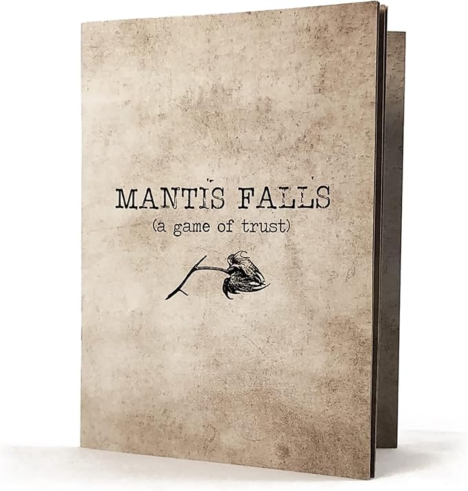 Mantis Falls Board Game | Hidden Traitor Strategy Card Game for 2-3 Players | Sometimes Cooperative Adventure Game for Adults and Teens | Ages 14+ | Playtime 60-90 Minutes | by Distant Rabbit Games