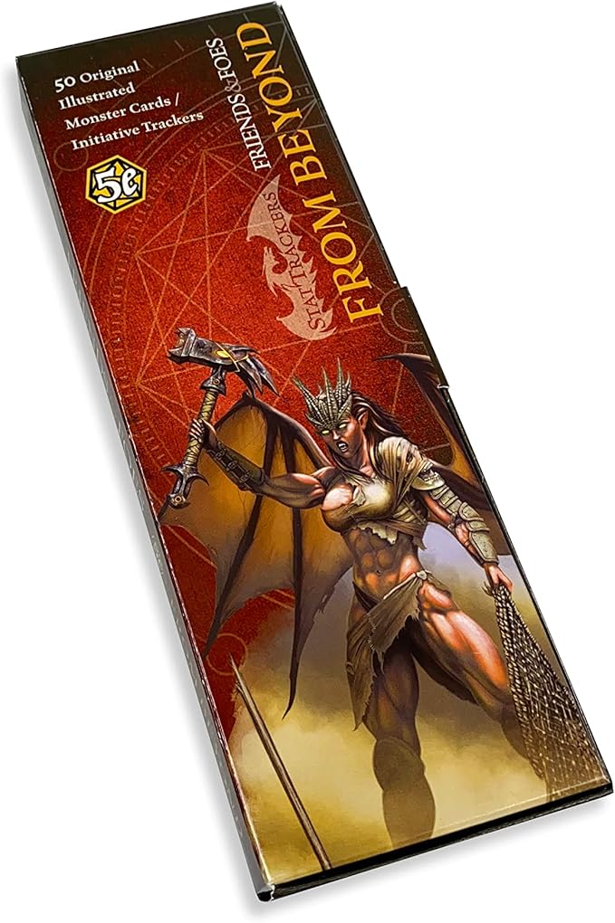Friends & Foes from Beyond - 50 Illustrated Original 5e Monsters - Initiative Cards for 5th Edition DM's