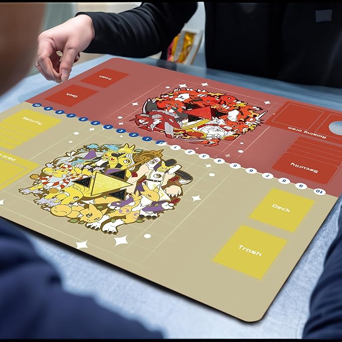 DTCG playmat 2 Player Duel Mat Gaming Competition Pad Mat Card Binder Deck 60 * 60CM 23.6x23.6in