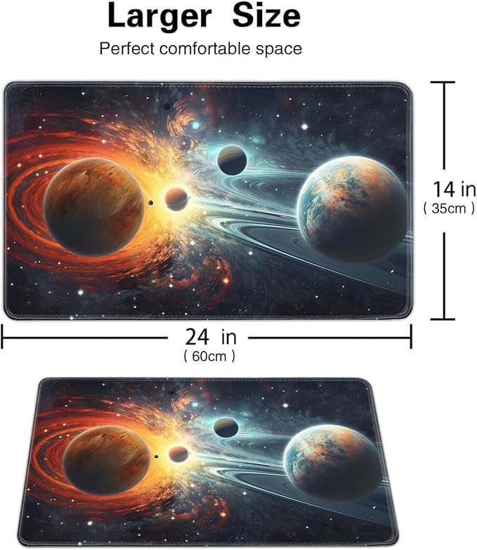 Board Game for TCG Playmat Table Mats Games Size 60X35 cm Mousepad Compatible for MTG RPG CCG Trading Card Game Play mats with 6 Dice (Playmat 122)